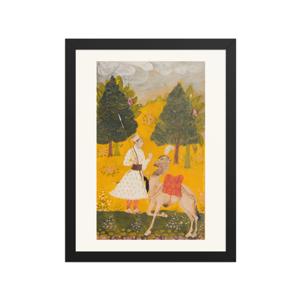 Maru Ragini, from a Ragamala (Garland of Melodies) — Restored Deccan Wall Art — view 2