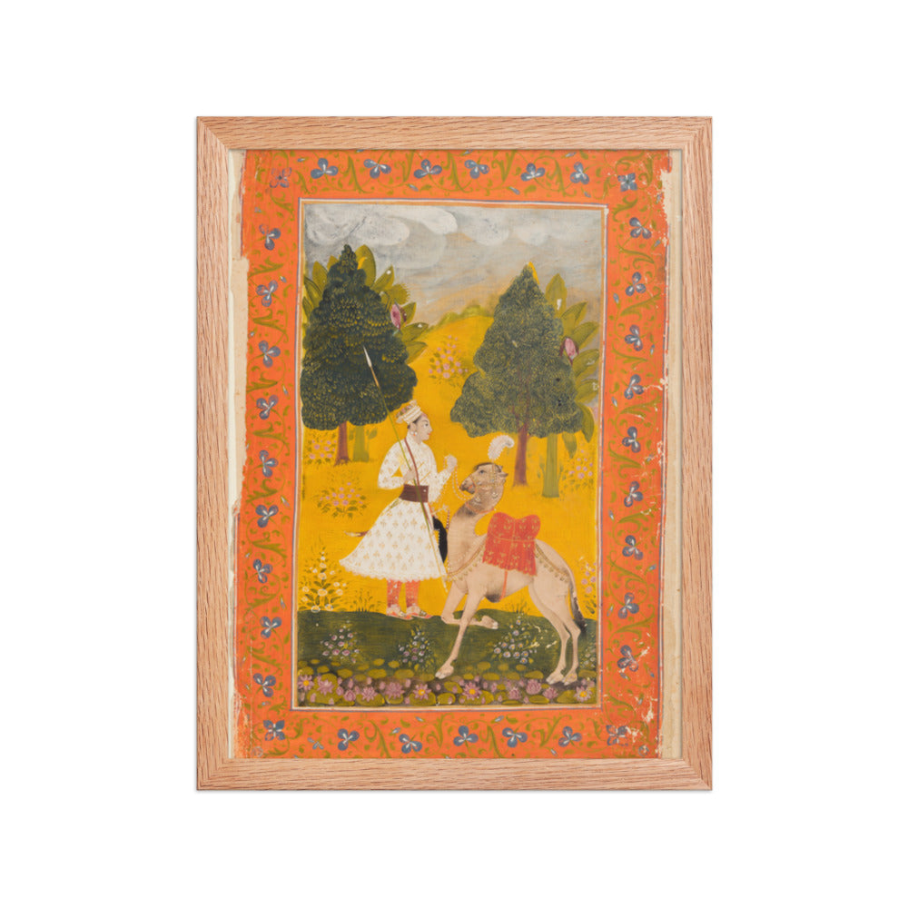 Maru Ragini, from a Ragamala (Garland of Melodies) — Restored Deccan Wall Art — view 4