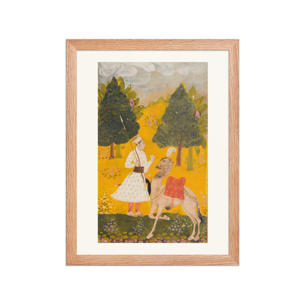 Maru Ragini, from a Ragamala (Garland of Melodies) — Restored Deccan Wall Art — view 4