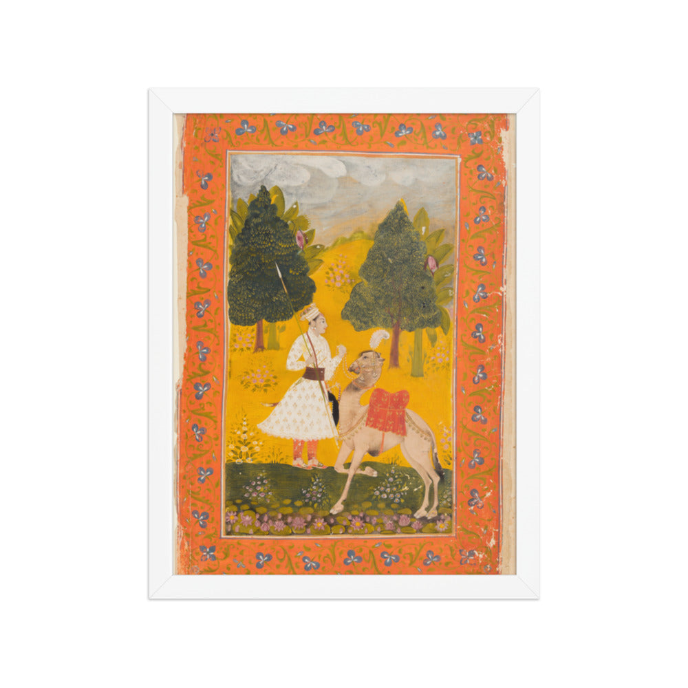Maru Ragini, from a Ragamala (Garland of Melodies) — Restored Deccan Wall Art — view 6