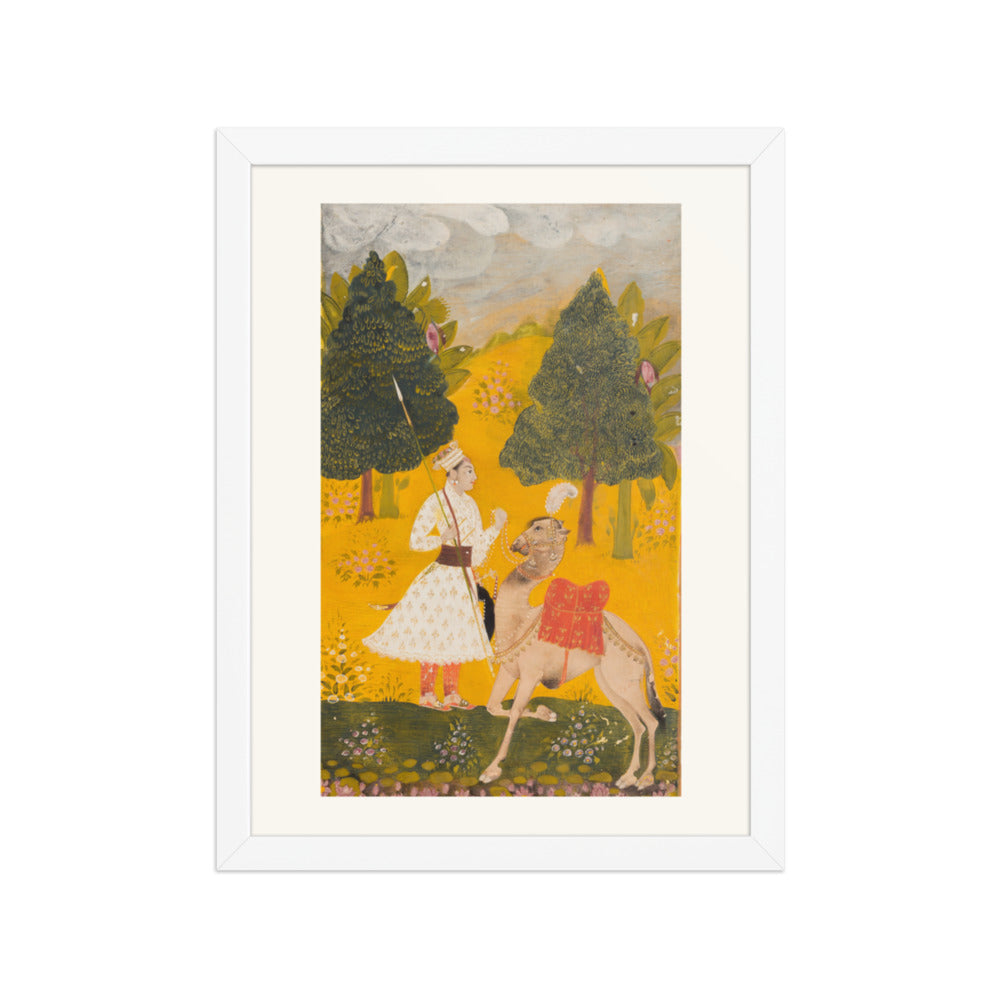 Maru Ragini, from a Ragamala (Garland of Melodies) — Restored Deccan Wall Art — view 6