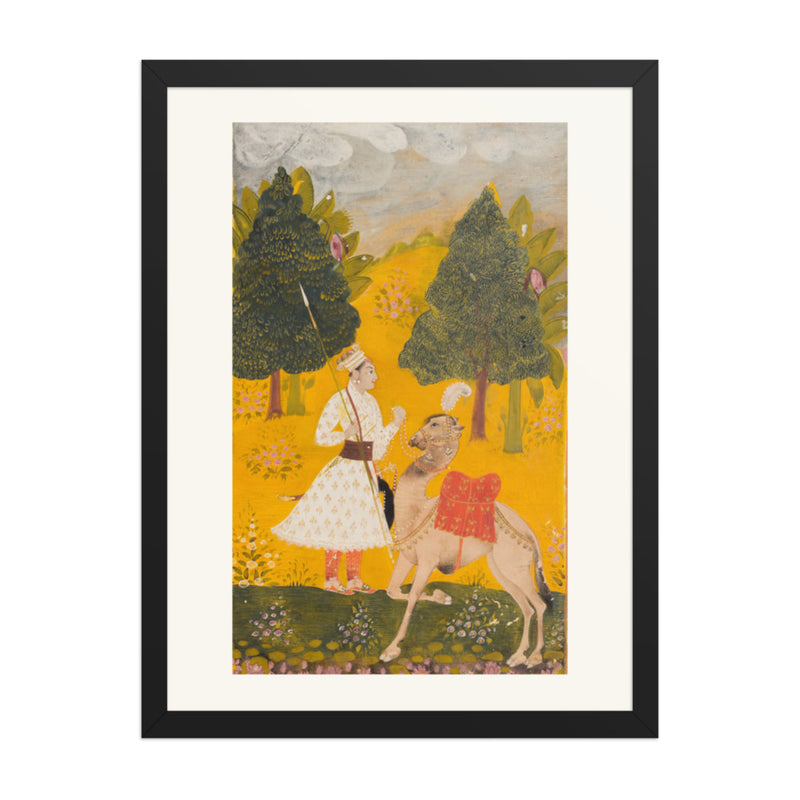 Maru Ragini, from a Ragamala (Garland of Melodies) — Restored Deccan Wall Art