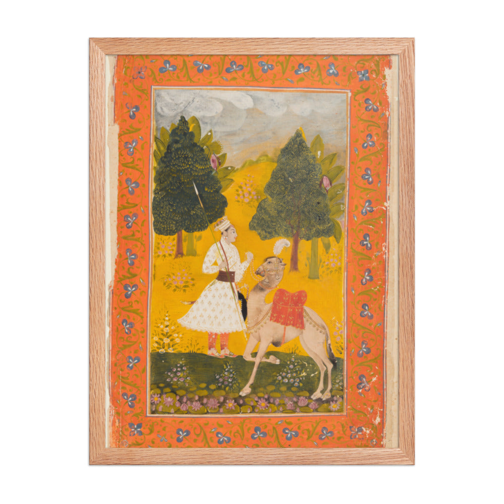 Maru Ragini, from a Ragamala (Garland of Melodies) — Restored Deccan Wall Art — view 3