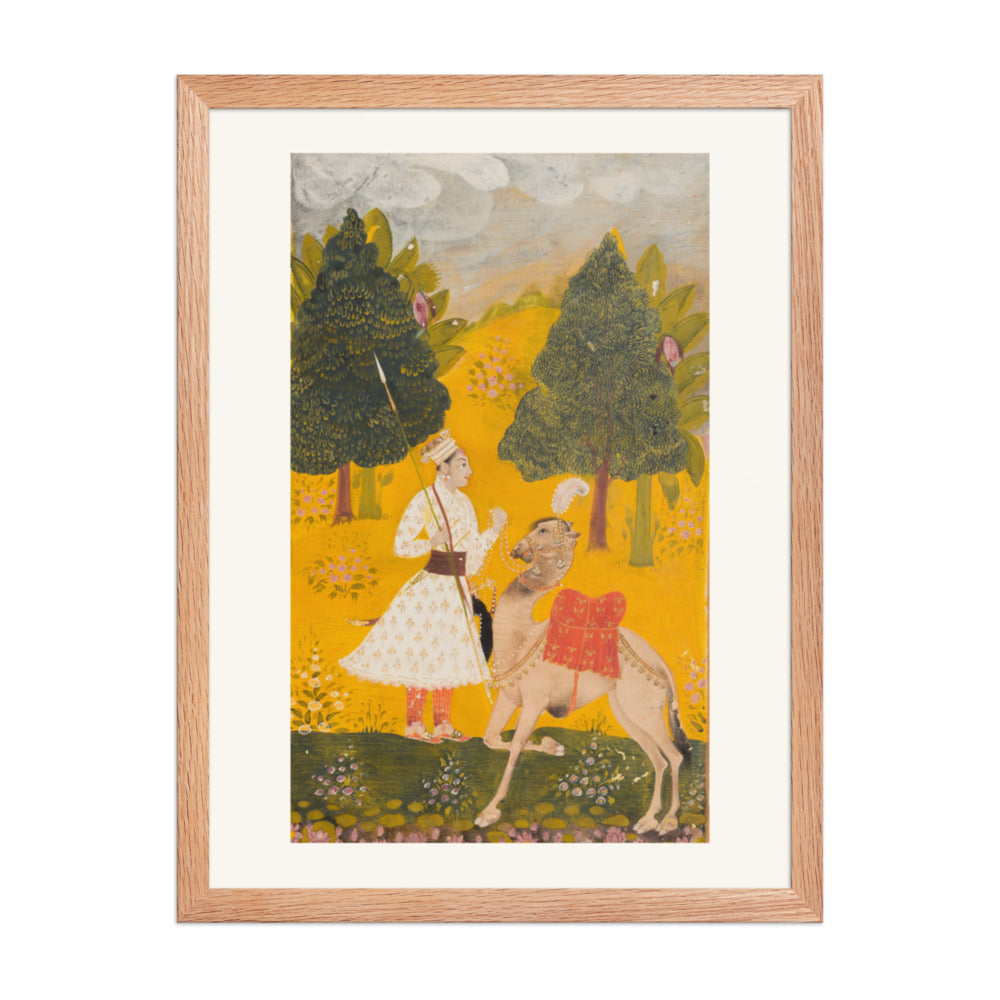 Maru Ragini, from a Ragamala (Garland of Melodies) — Restored Deccan Wall Art — view 3