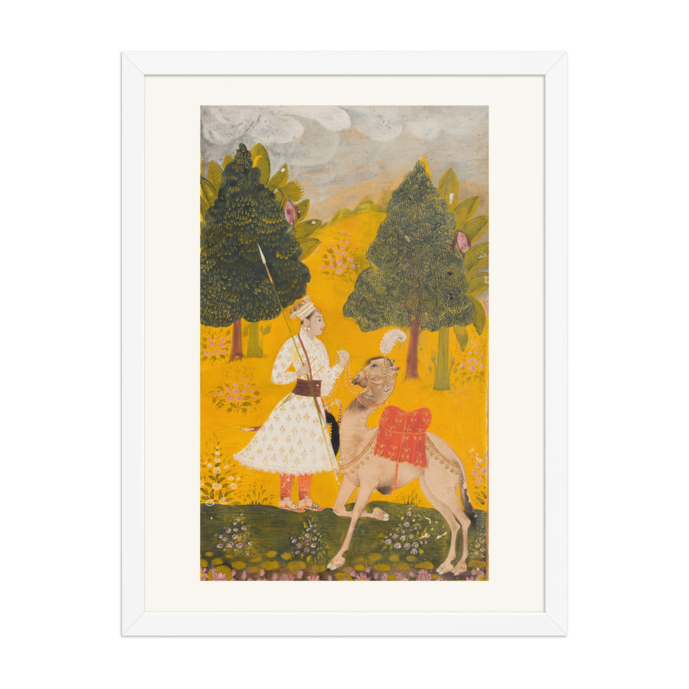 Maru Ragini, from a Ragamala (Garland of Melodies) — Restored Deccan Wall Art — view 5