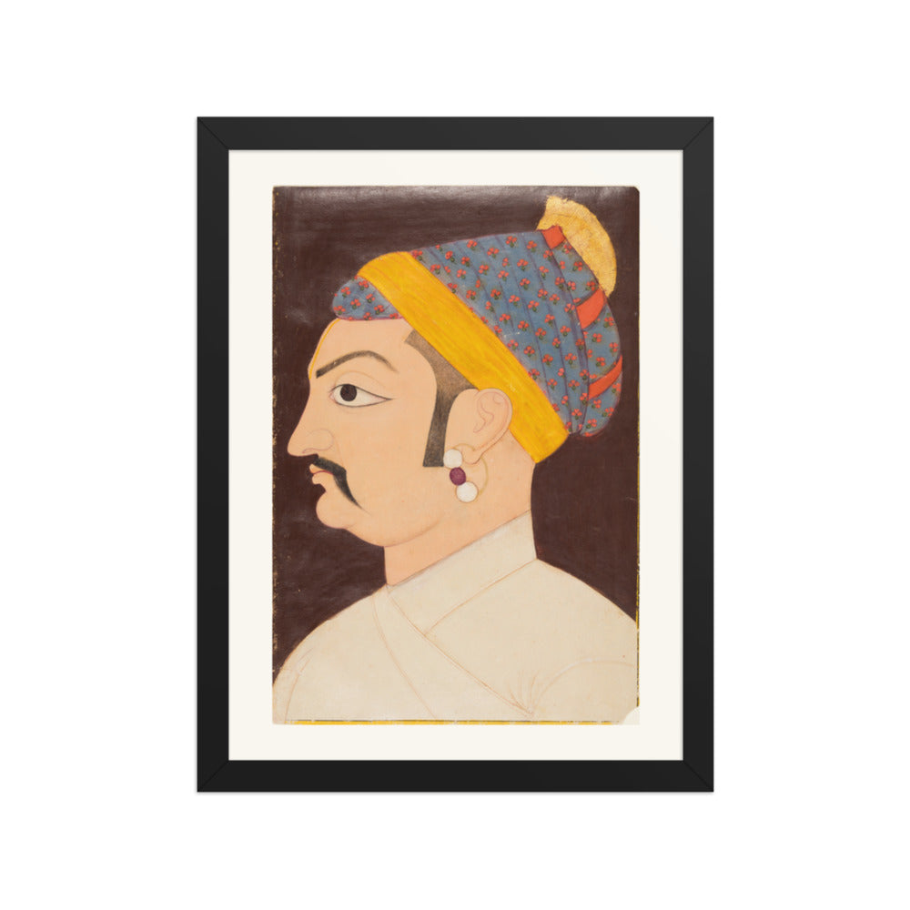 Portrait of Rao Shiv Singh Chandrawat — Restored Rajput Wall Art — view 2