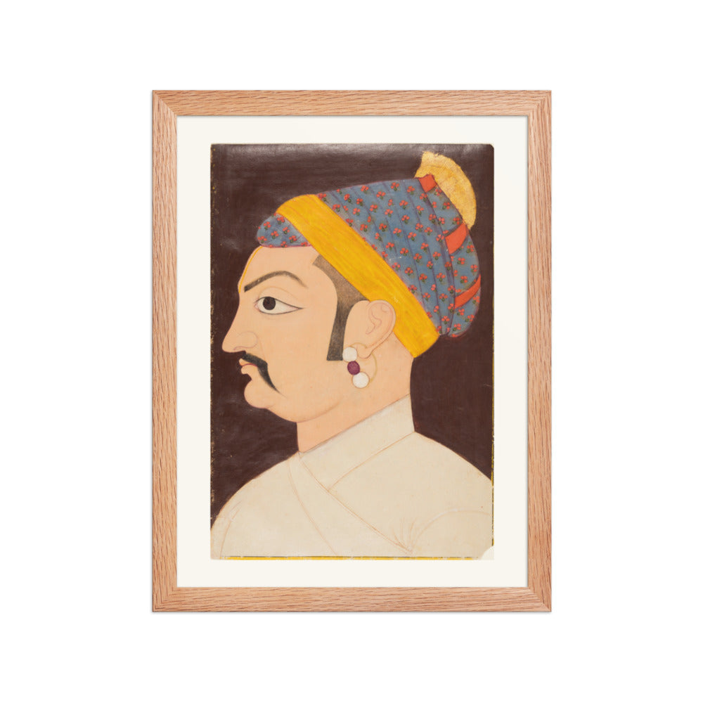 Portrait of Rao Shiv Singh Chandrawat — Restored Rajput Wall Art — view 4