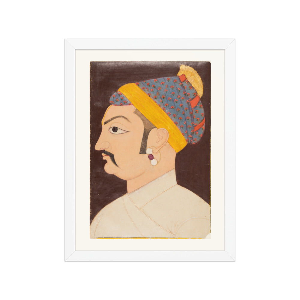 Portrait of Rao Shiv Singh Chandrawat — Restored Rajput Wall Art — view 6