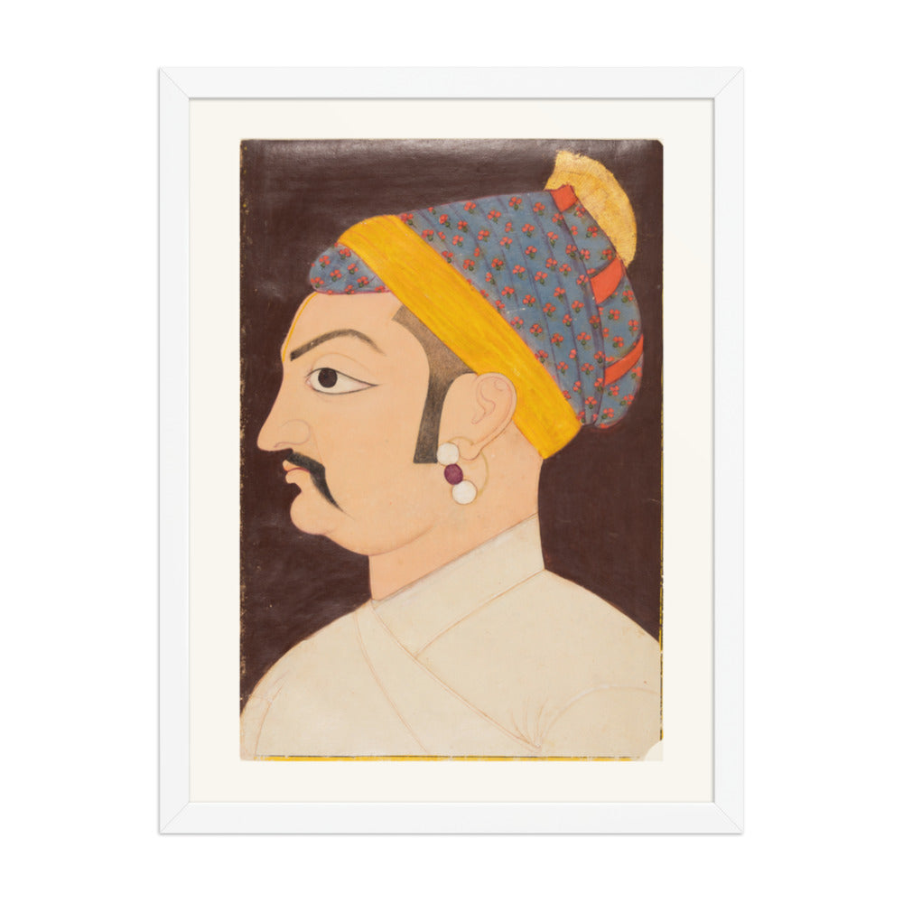 Portrait of Rao Shiv Singh Chandrawat — Restored Rajput Wall Art — view 5