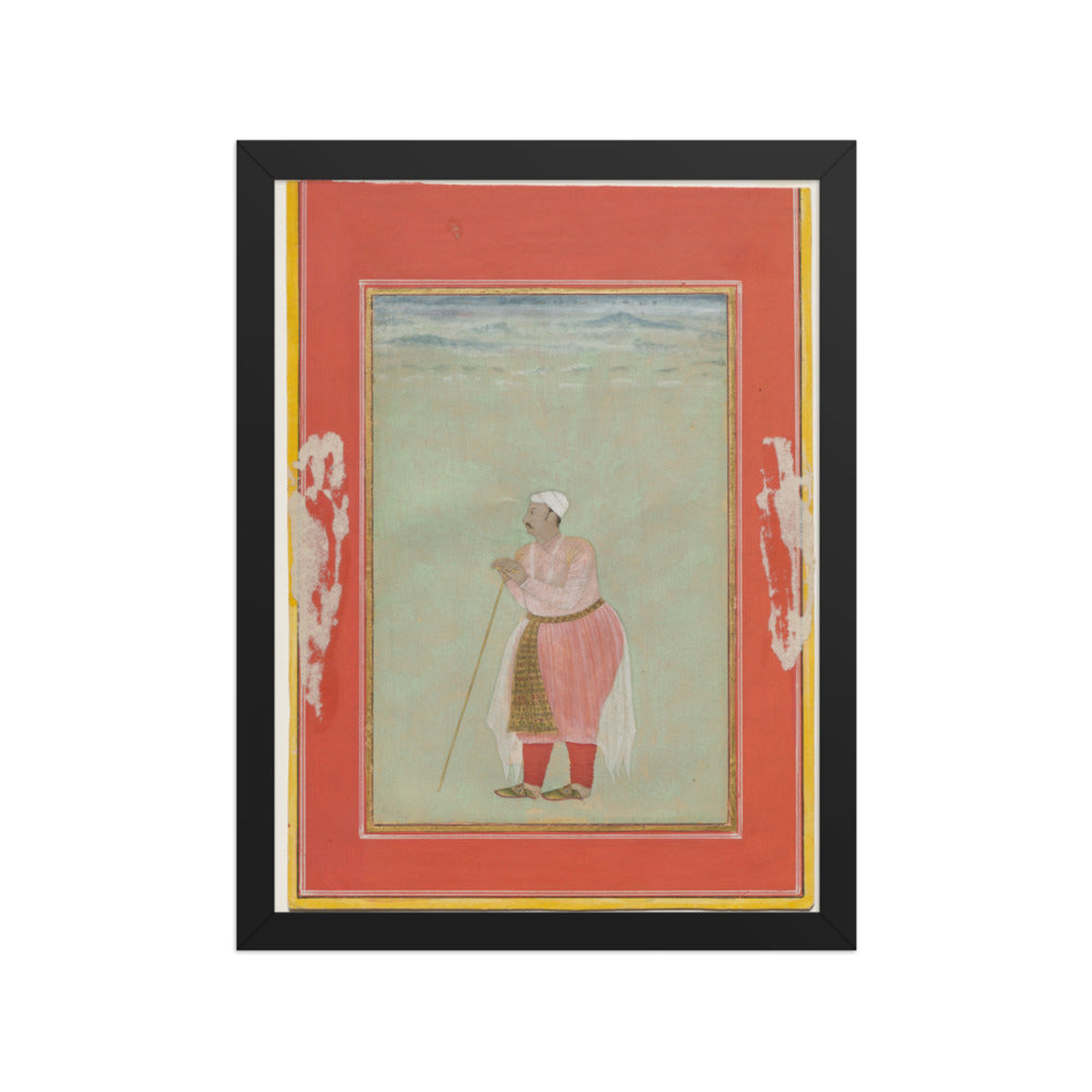 Portrait of Maharaja Rai Singh of Bikaner (reigned 1574–1612) — Restored Rajput Wall Art — view 2