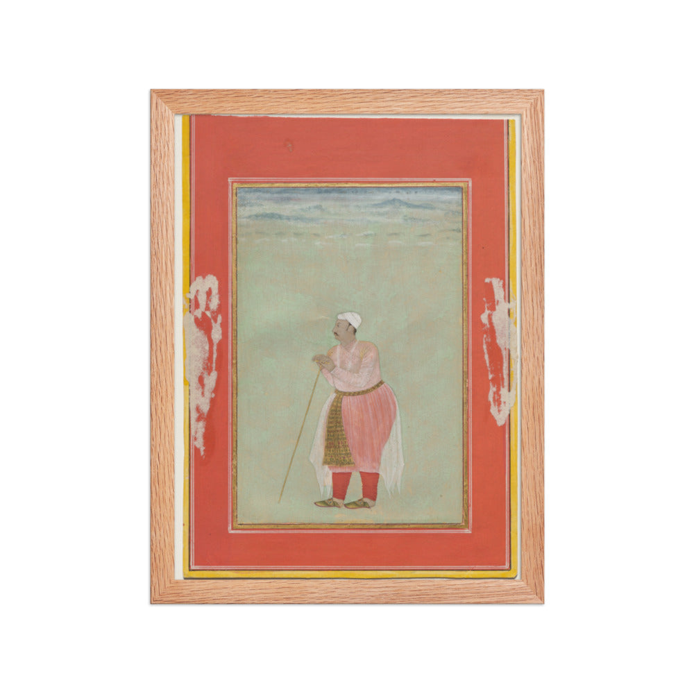 Portrait of Maharaja Rai Singh of Bikaner (reigned 1574–1612) — Restored Rajput Wall Art — view 4