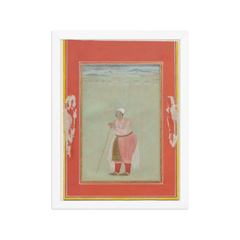 Portrait of Maharaja Rai Singh of Bikaner (reigned 1574–1612) — Restored Rajput Wall Art — view 6