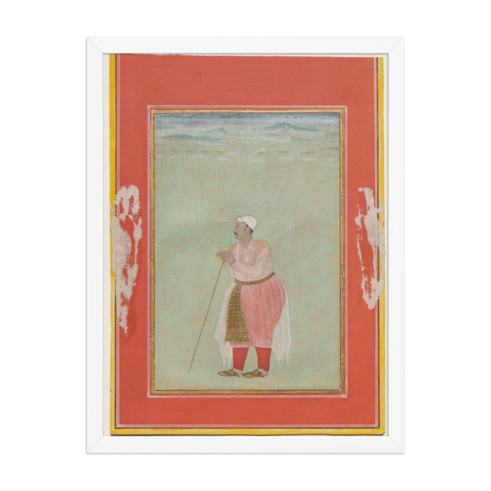 Portrait of Maharaja Rai Singh of Bikaner (reigned 1574–1612) — Restored Rajput Wall Art — view 5