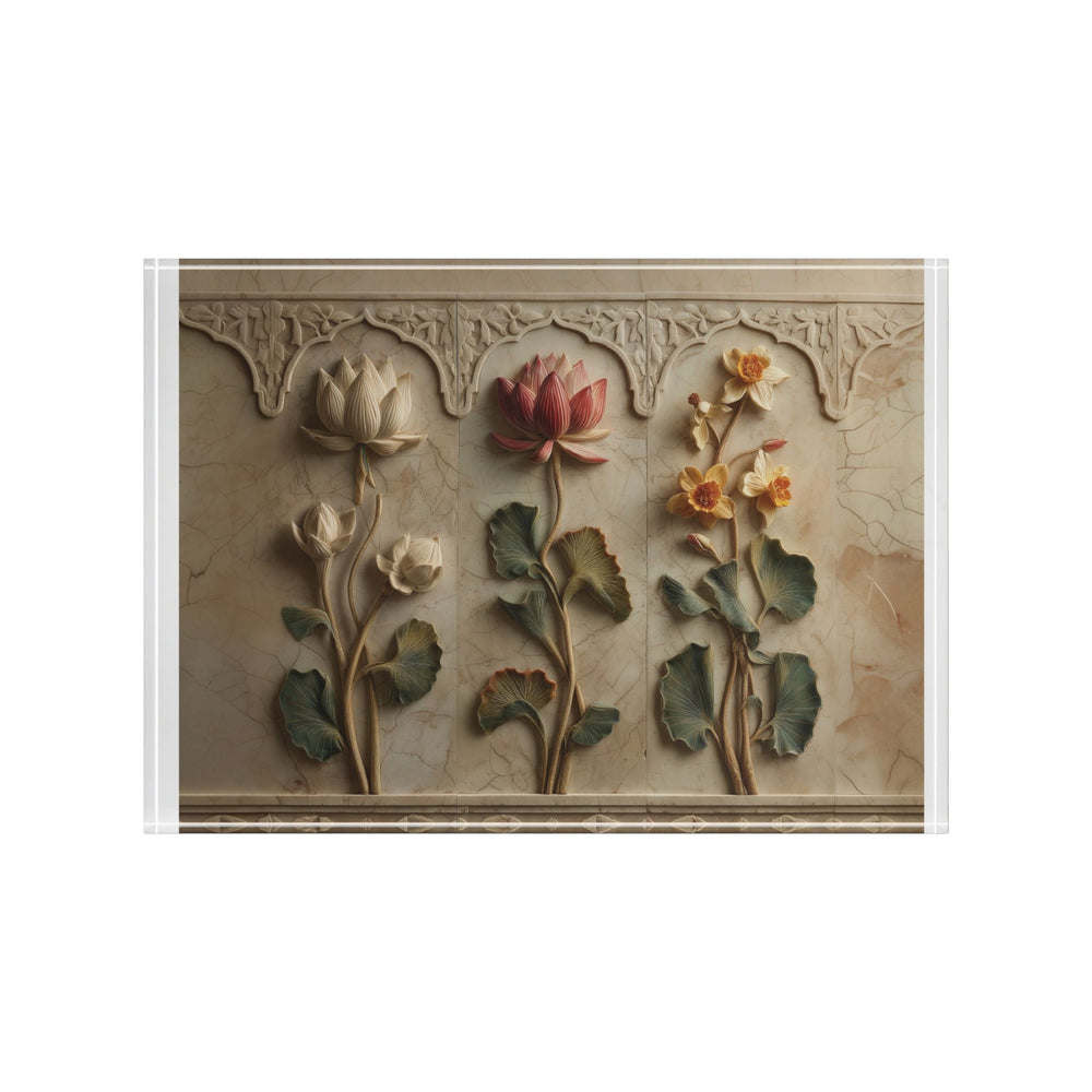Floral Relief Photo Block — view 3