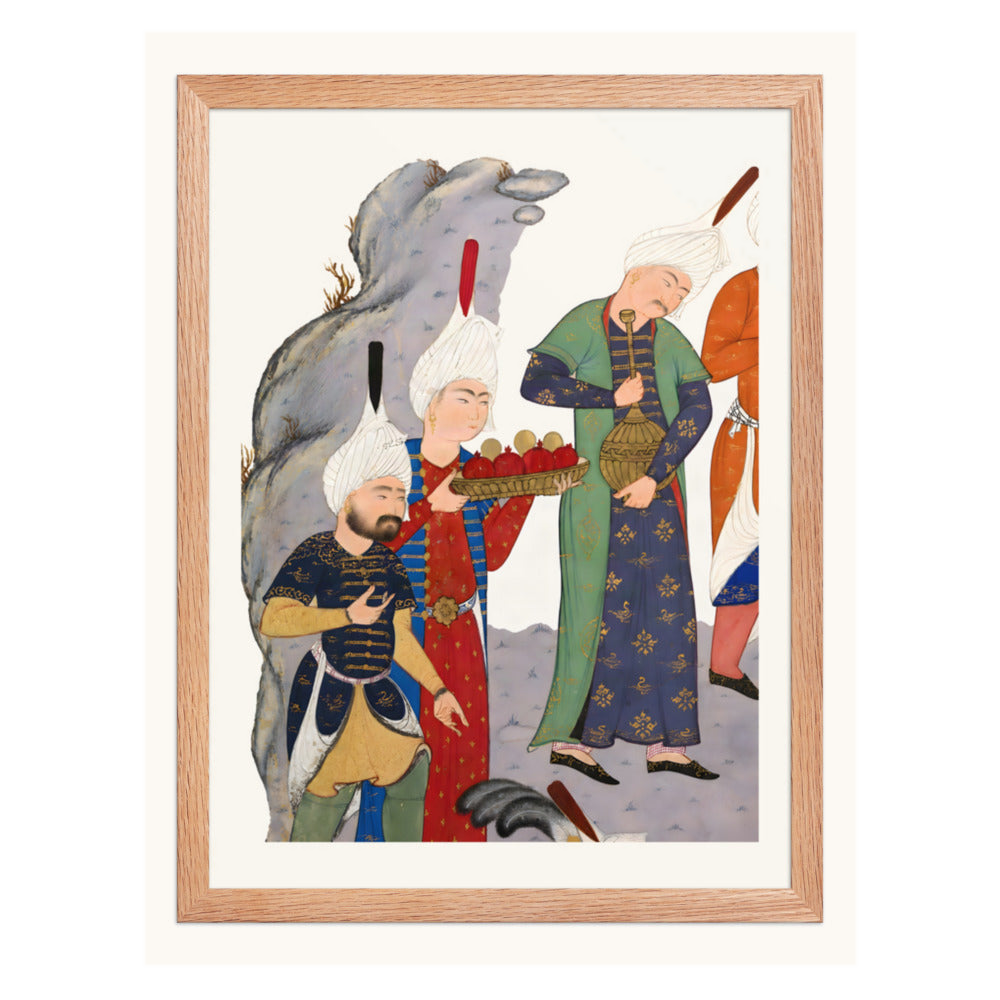 Gushtasp Proves His Archery before Caesar | Restored Persian Miniature — view 5