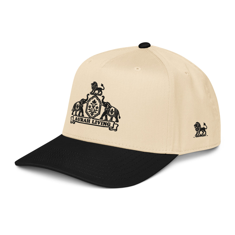 Aurah Living Crest Cap — Natural / Black — view 3