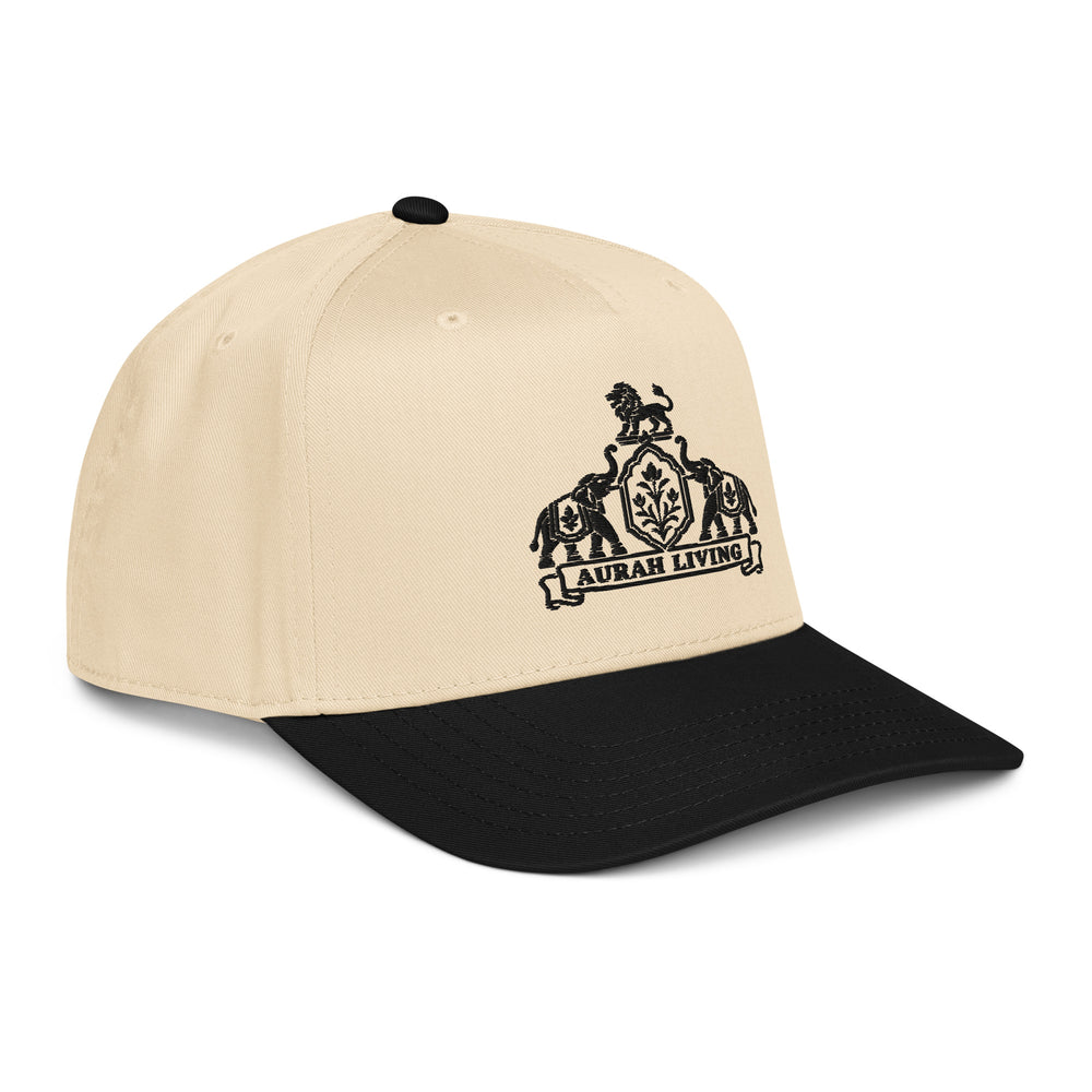 Aurah Living Crest Cap — Natural / Black — view 4