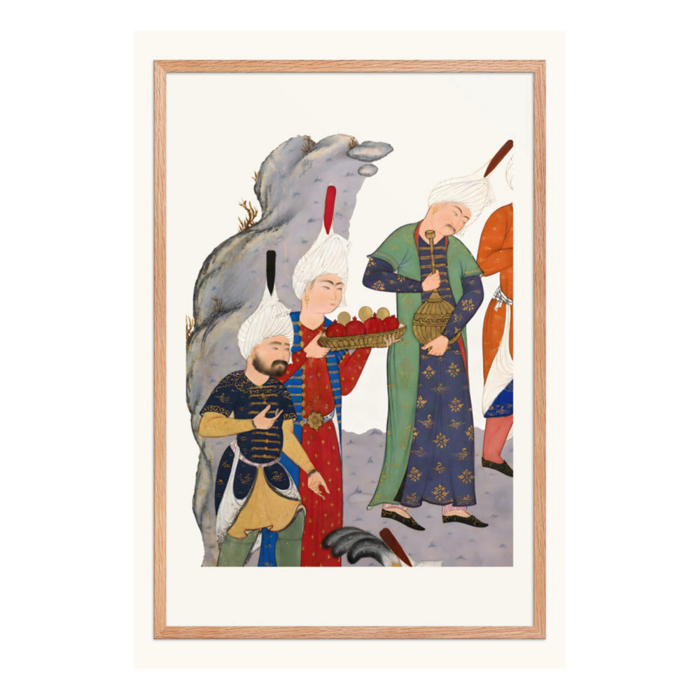 Gushtasp Proves His Archery before Caesar | Restored Persian Miniature — view 6
