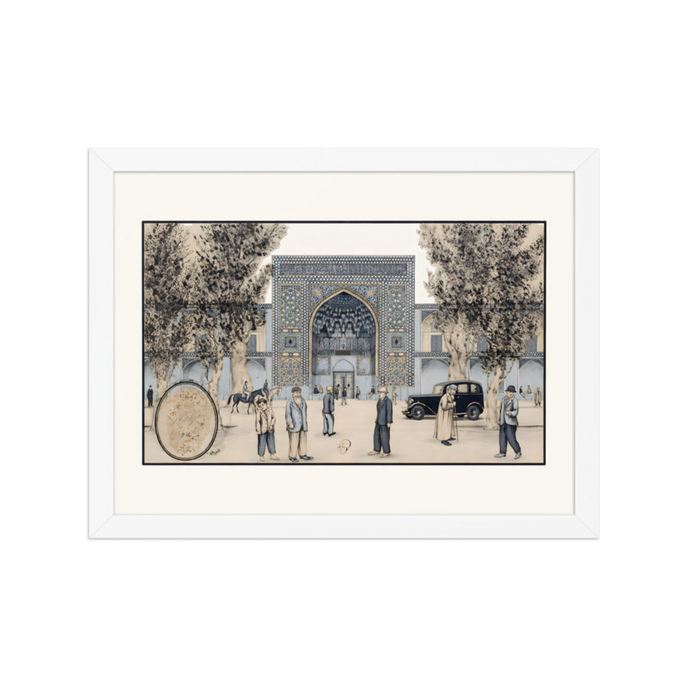 The Chahar Bagh Madrasa, Isfahan | Restored Qajar Painting — view 7
