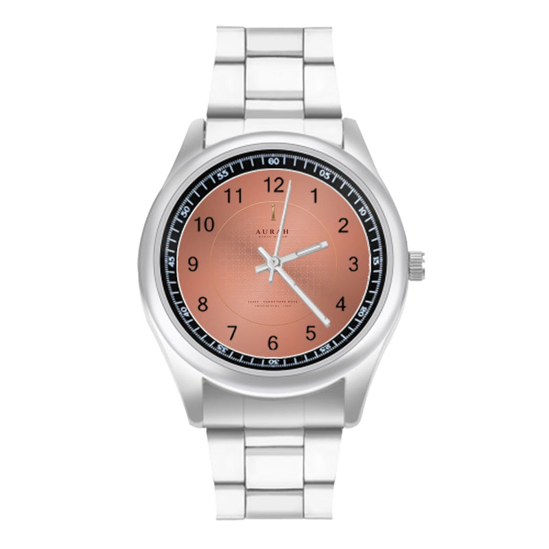 Hiran Minar Steel Watch · Sandstone Rose