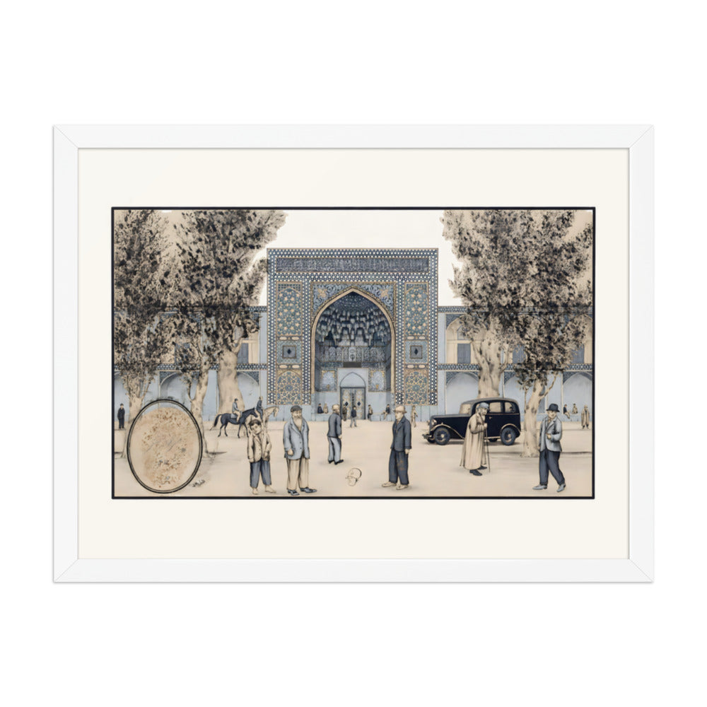 The Chahar Bagh Madrasa, Isfahan | Restored Qajar Painting — view 8
