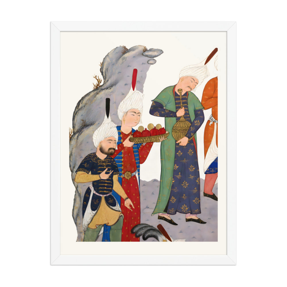 Gushtasp Proves His Archery before Caesar | Restored Persian Miniature — view 8