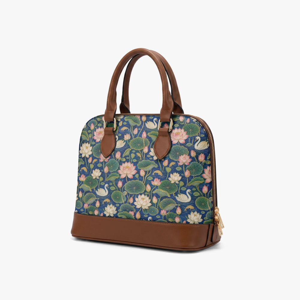 Kamal Talai — Lotus Pond Navy Dome Handbag — view 2