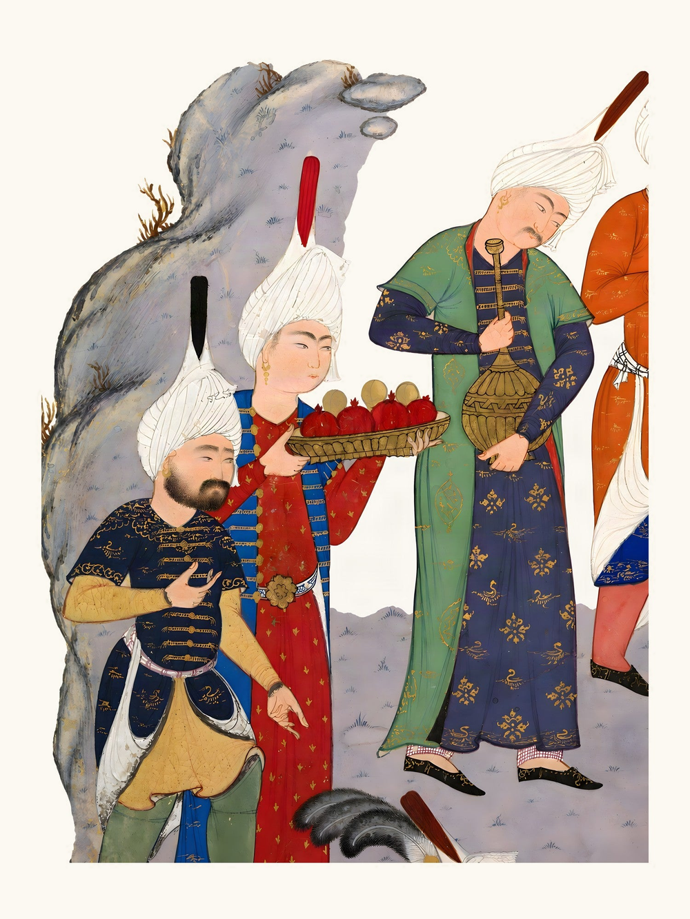 Gushtasp Proves His Archery before Caesar | Restored Persian Miniature — view 10