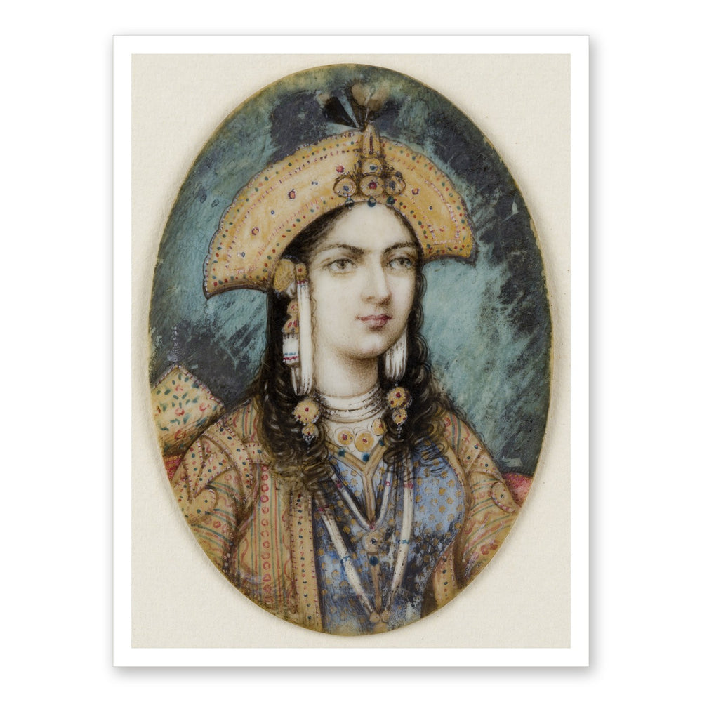 Portrait of Mumtaz Mahal — Restored Mughal Wall Art — view 10