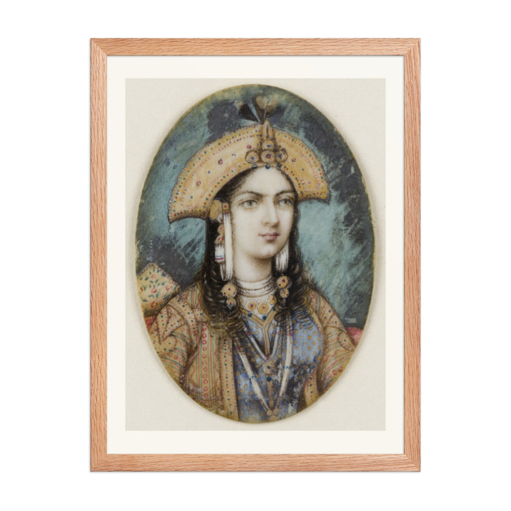 Portrait of Mumtaz Mahal — Restored Mughal Wall Art — view 5