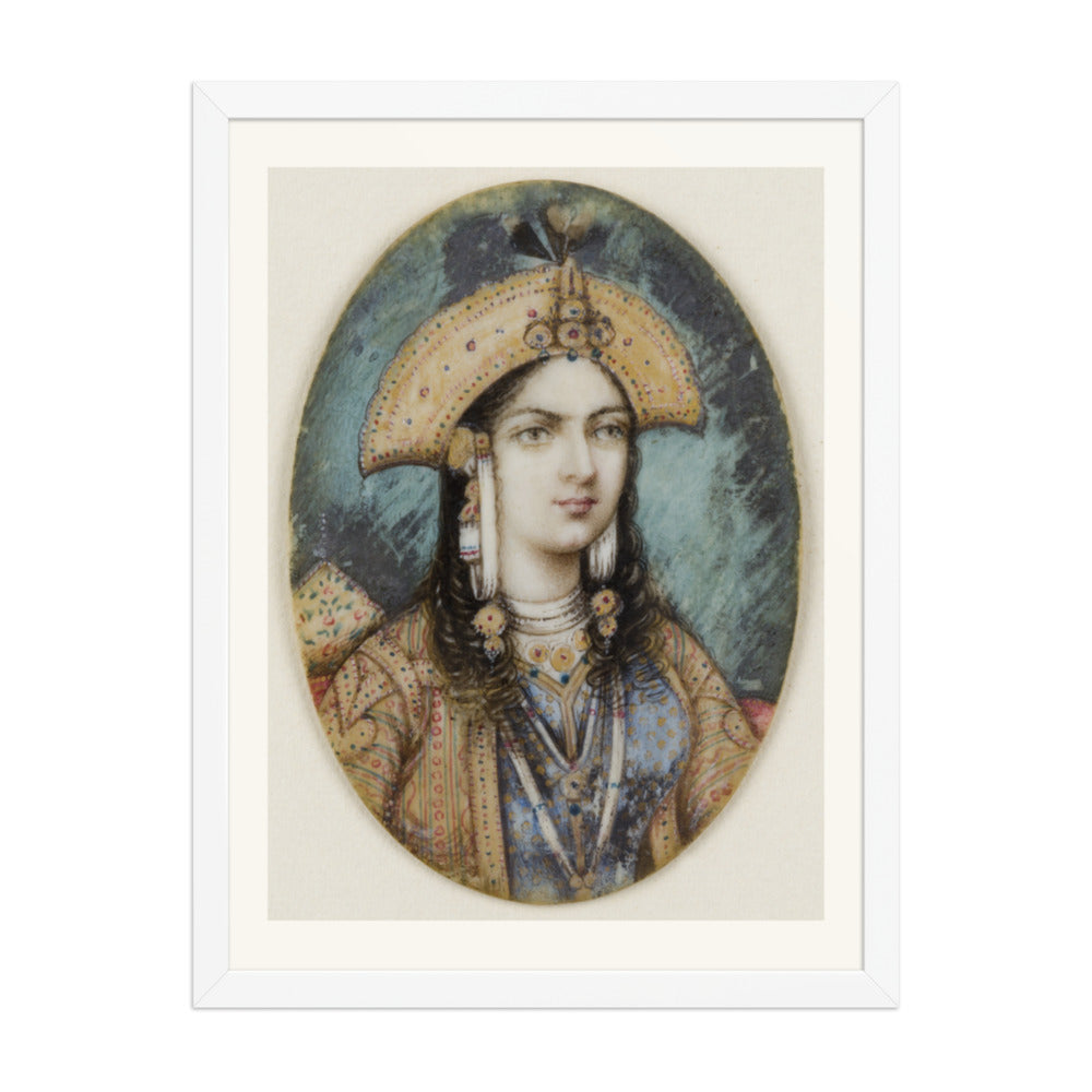 Portrait of Mumtaz Mahal — Restored Mughal Wall Art — view 6