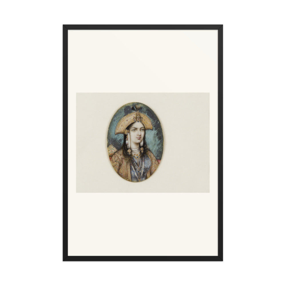Portrait of Mumtaz Mahal — Restored Mughal Wall Art — view 7