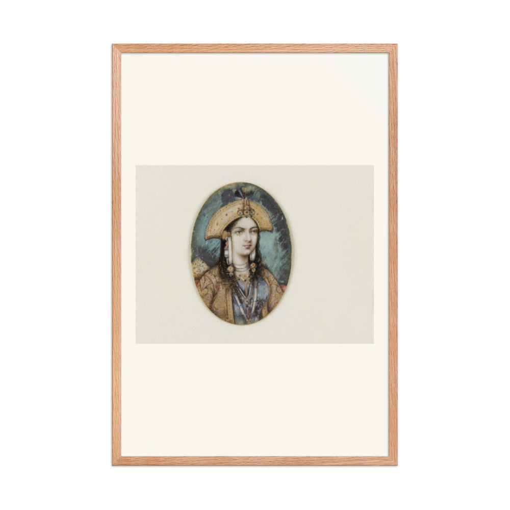 Portrait of Mumtaz Mahal — Restored Mughal Wall Art — view 8