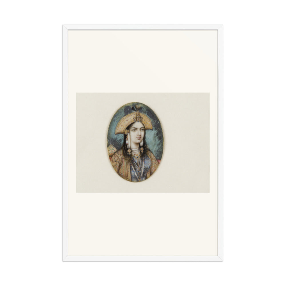 Portrait of Mumtaz Mahal — Restored Mughal Wall Art — view 9