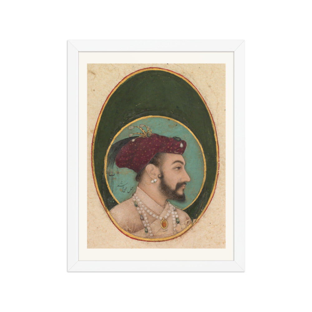 Portrait of Shah Jahan, by Hashim | Restored Mughal Wall Art — view 6