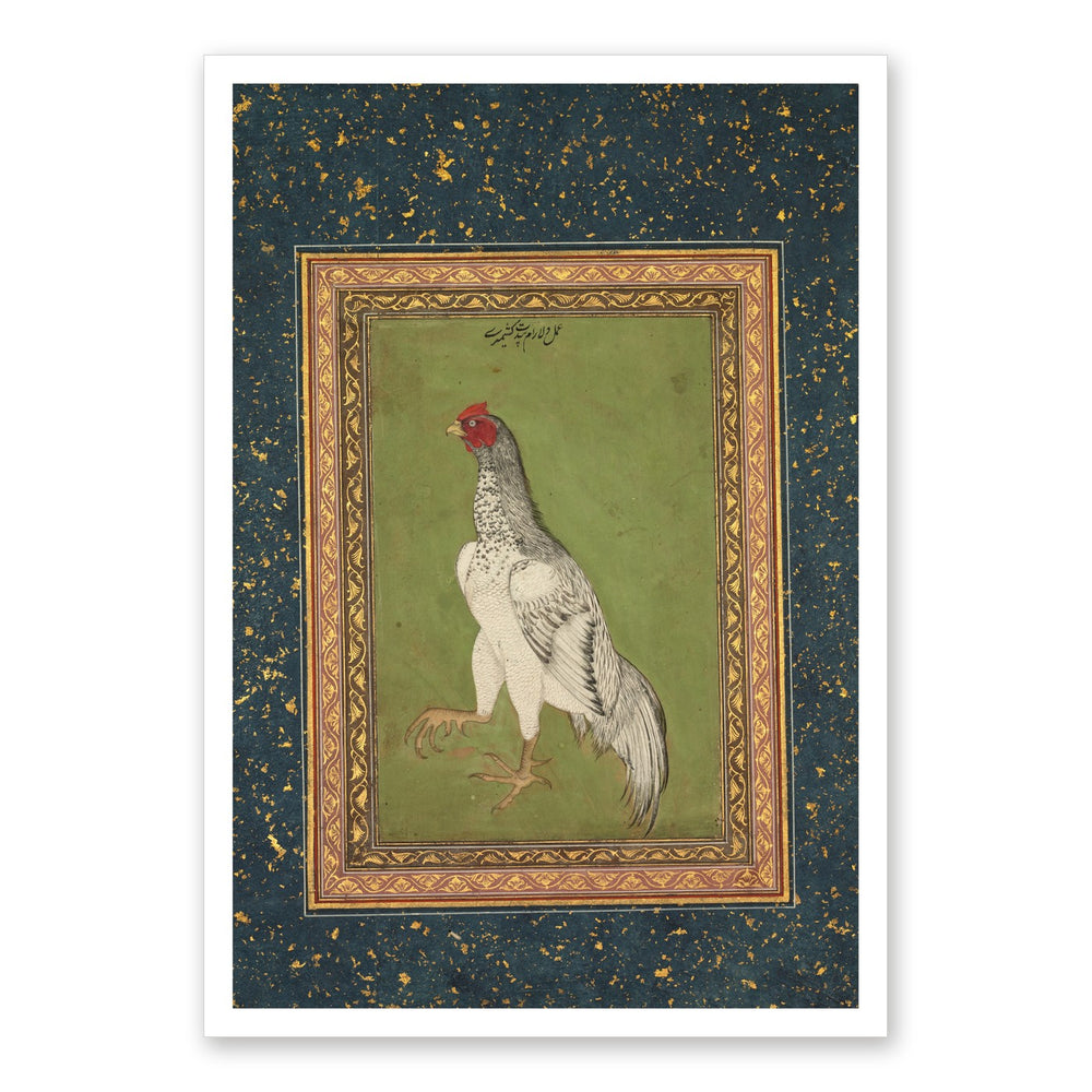 Rooster — Restored Mughal Wall Art — view 7