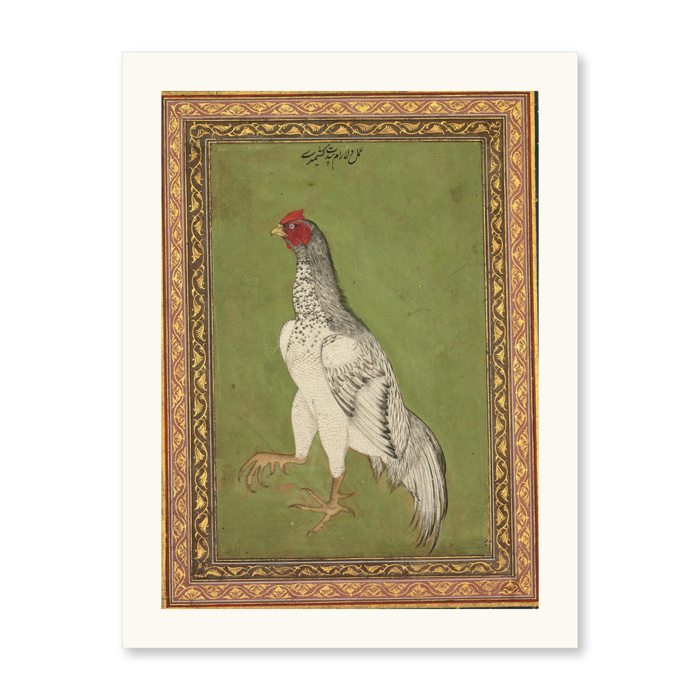 Rooster — Restored Mughal Wall Art — view 7