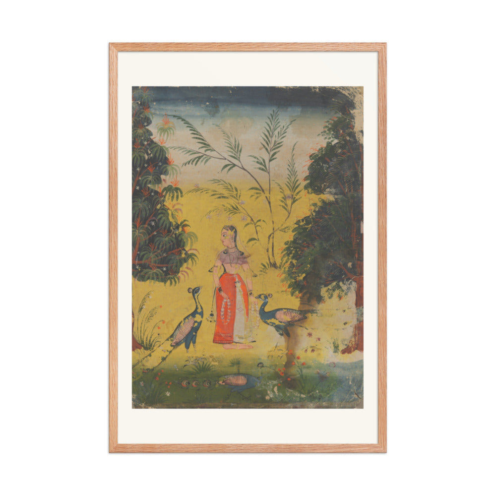 Kakubha Ragini — Restored Mughal Wall Art — view 9
