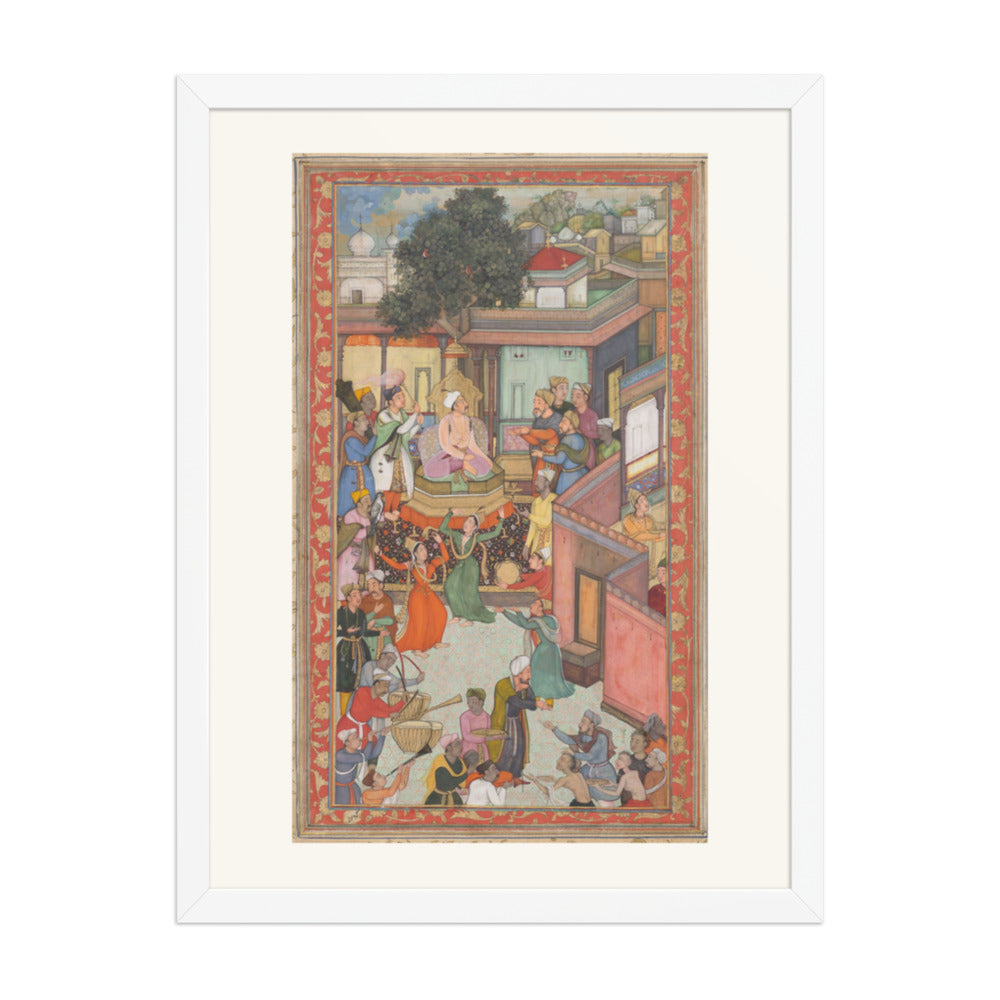 Circumcision Ceremony for Akbar's Sons, by Dharam Das — Akbarnama | Restored Mughal Wall Art — view 6