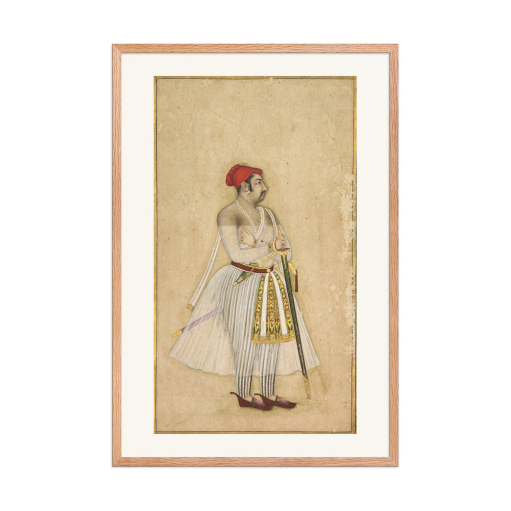 Jaswant Singh of Jodhpur (reigned 1635–1678) — Restored Rajput Wall Art — view 9