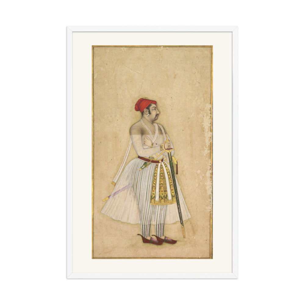 Jaswant Singh of Jodhpur (reigned 1635–1678) — Restored Rajput Wall Art — view 10
