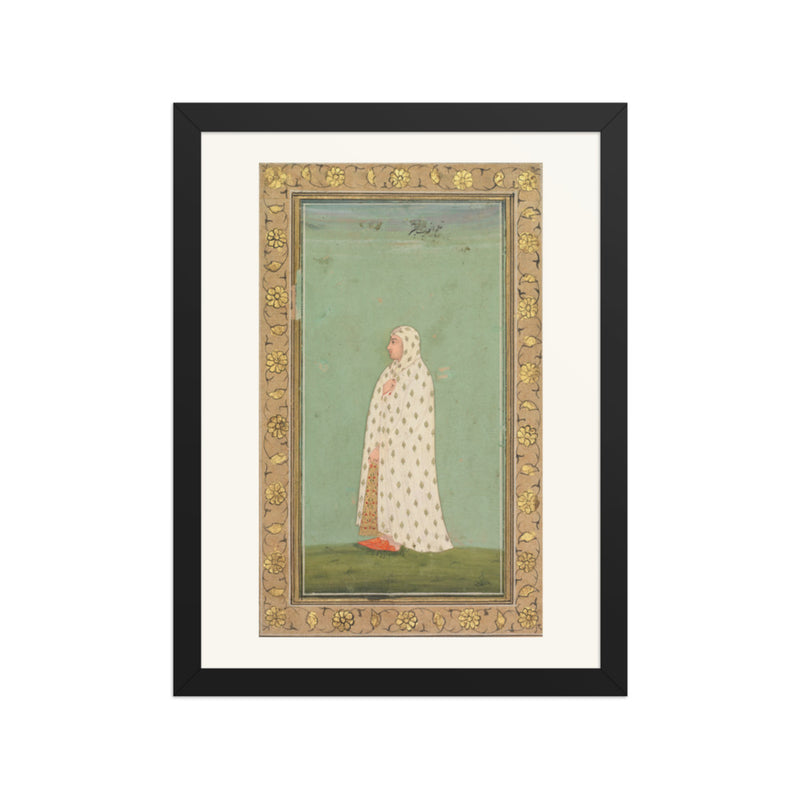 Portrait of a Woman — Restored Rajput Wall Art