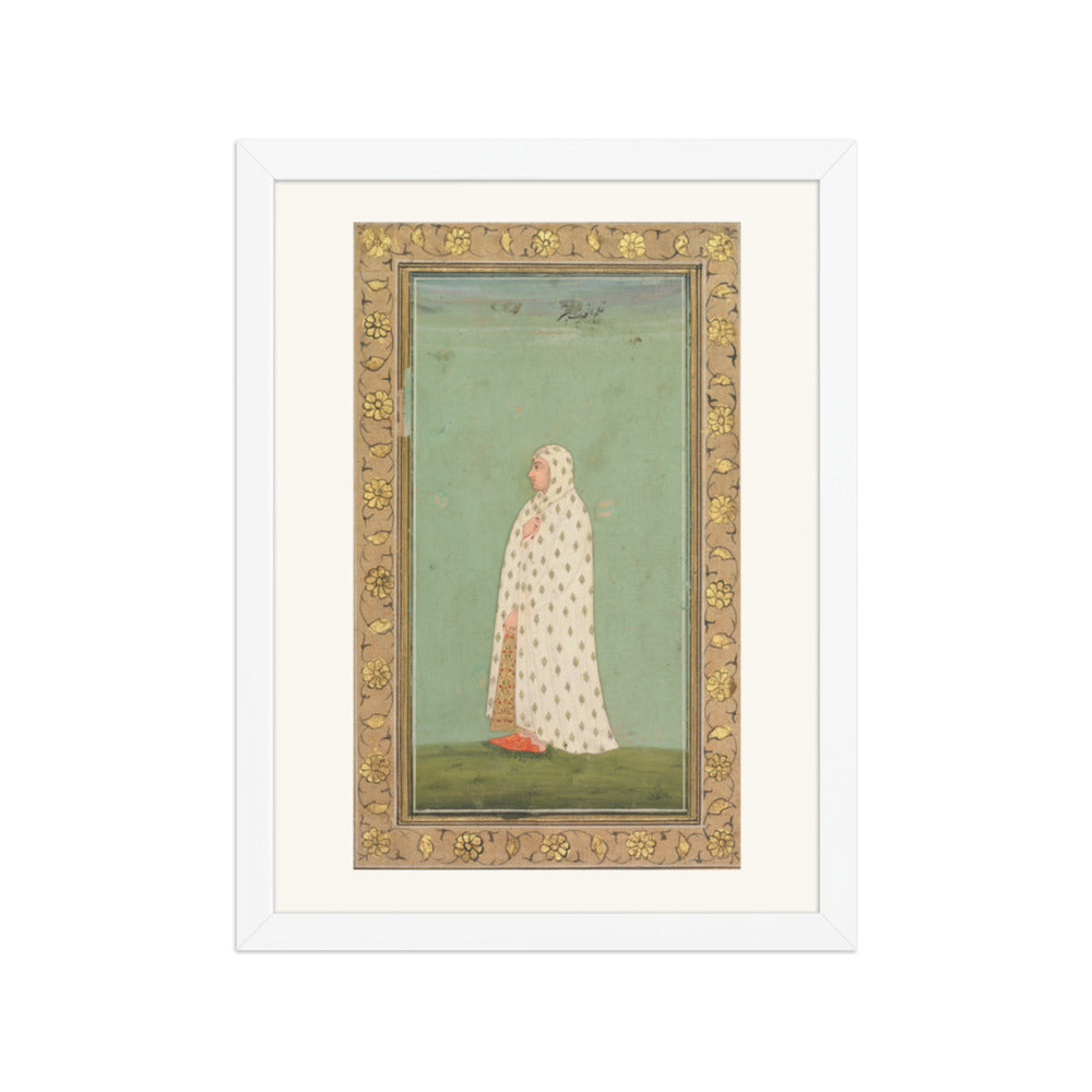 Portrait of a Woman — Restored Rajput Wall Art — view 3