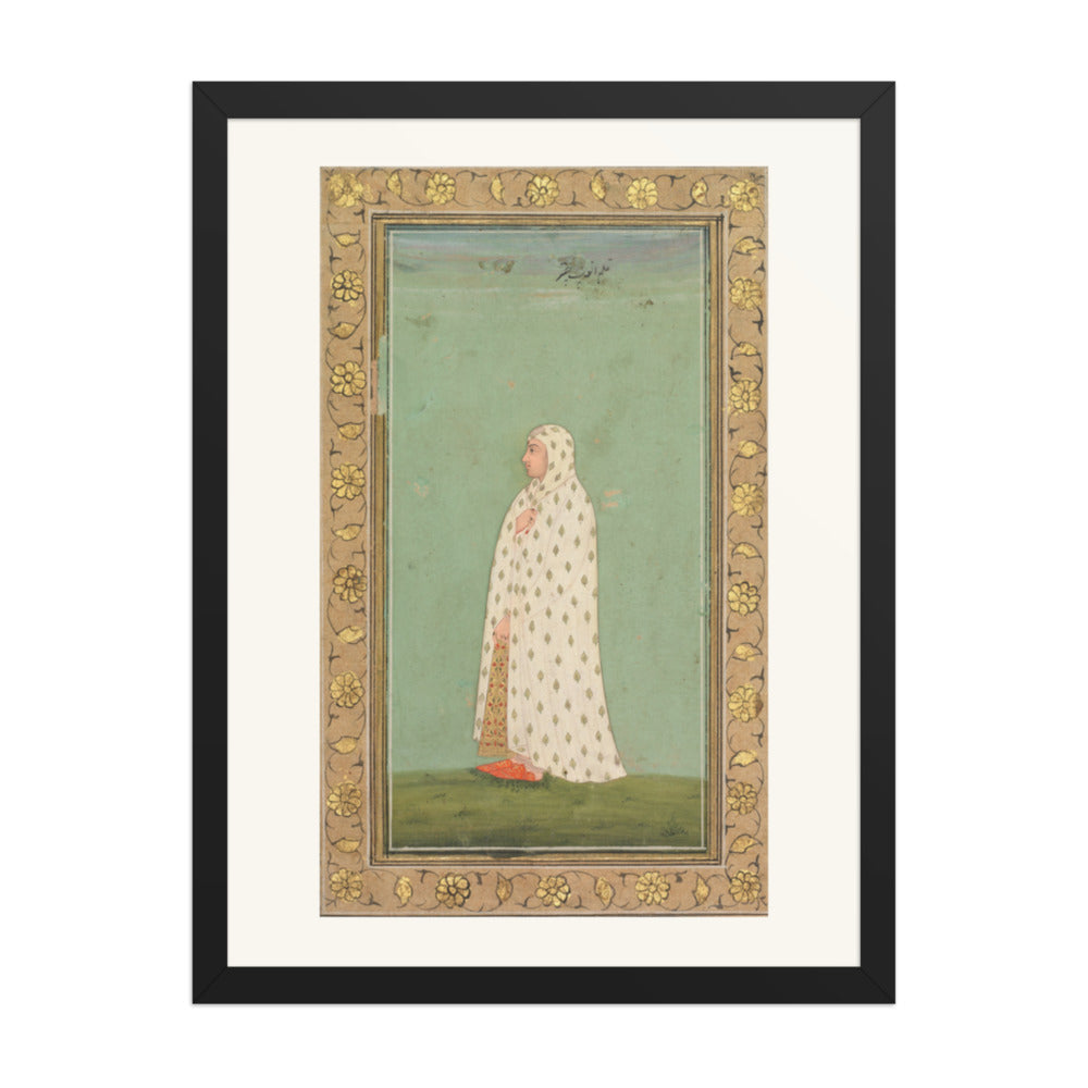 Portrait of a Woman — Restored Rajput Wall Art — view 4