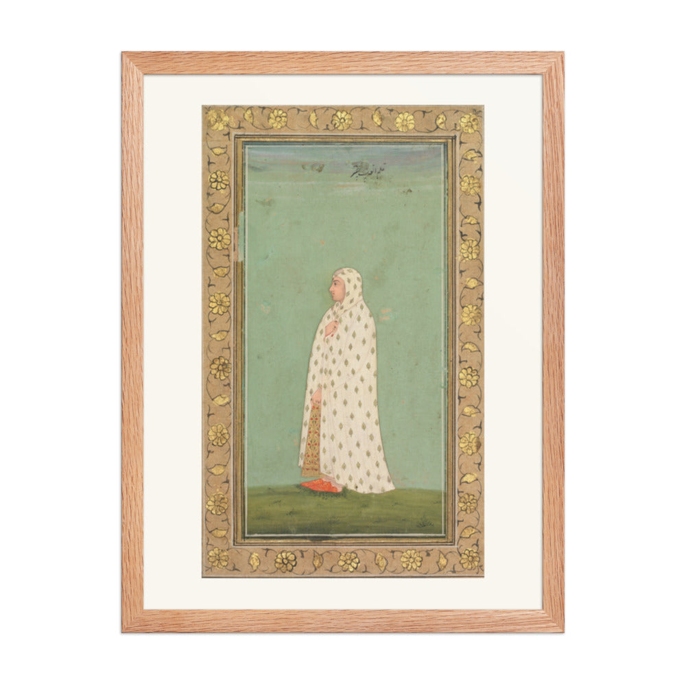 Portrait of a Woman — Restored Rajput Wall Art — view 5