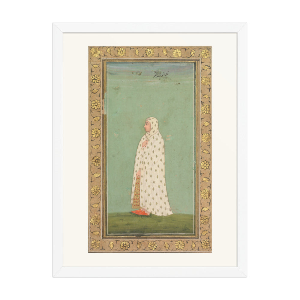 Portrait of a Woman — Restored Rajput Wall Art — view 6
