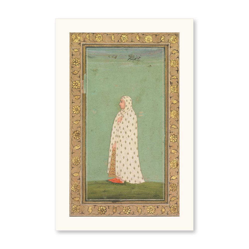 Portrait of a Woman — Restored Rajput Wall Art — view 7