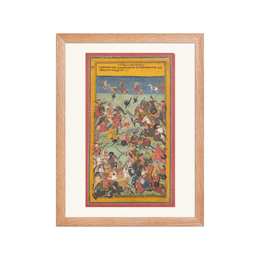 Sindhu Raga — Restored Rajput Wall Art — view 2