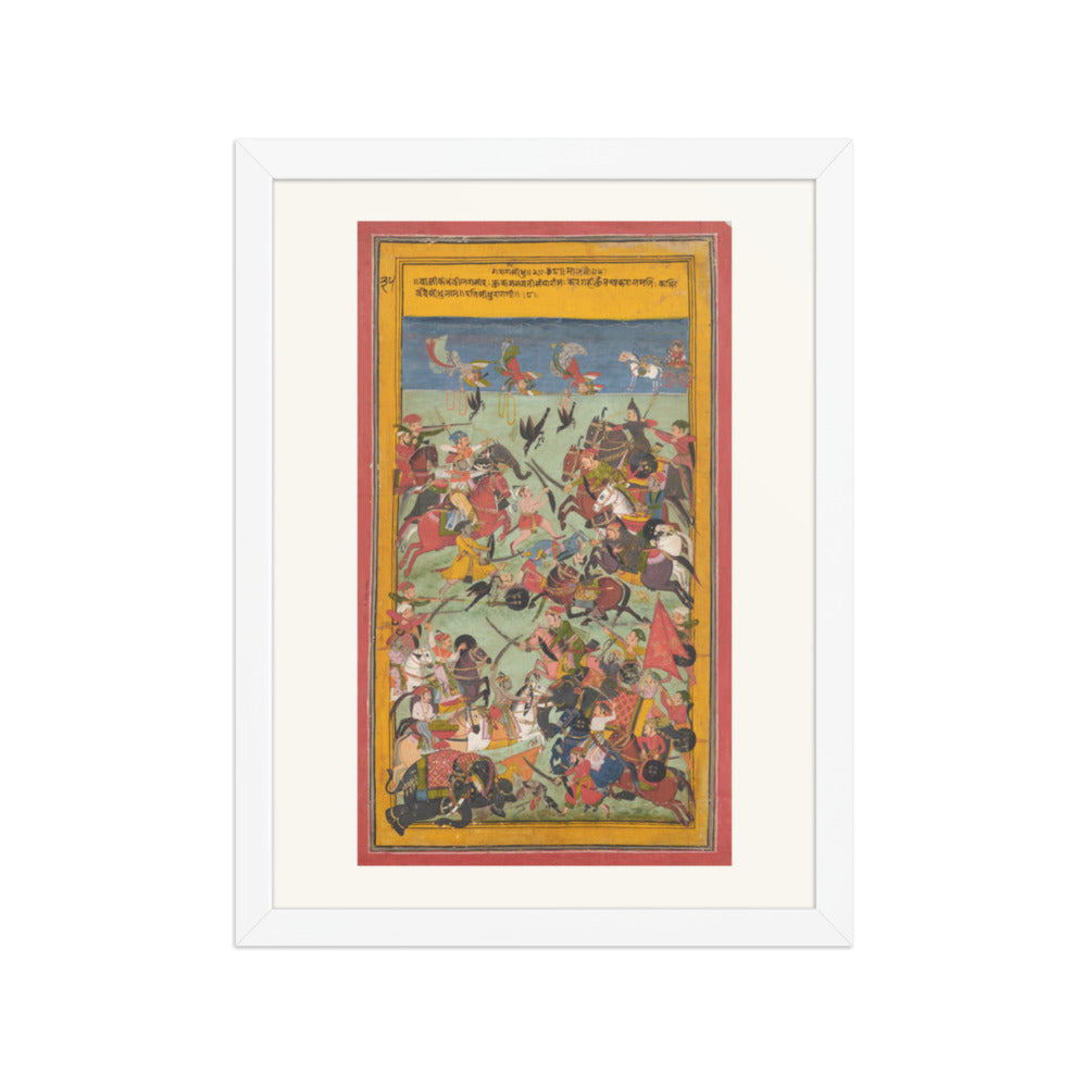 Sindhu Raga — Restored Rajput Wall Art — view 3