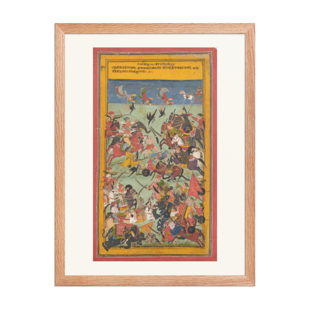 Sindhu Raga — Restored Rajput Wall Art — view 5